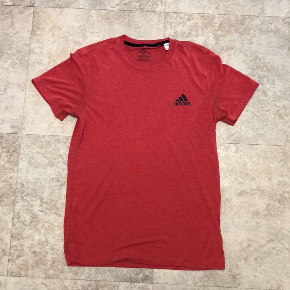 Adidas red active t-shirt